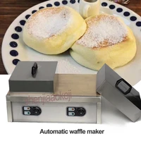 electricity waffle machine automatic waffle maker commercial thicken muffin machine pancake machines new snack equipment 220v