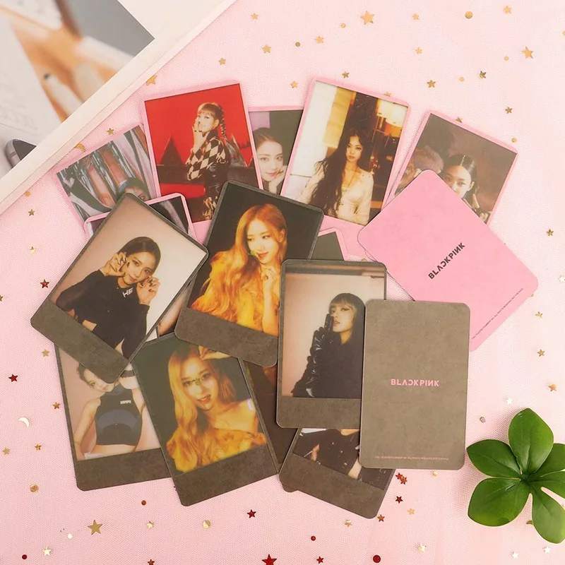 8 шт./компл. KPOP BLACKPINK альбом самодельная бумага Lomo карта фото плакат в виде карты фотостудии игрушек, для подарка, для фанатов Канцелярский набор