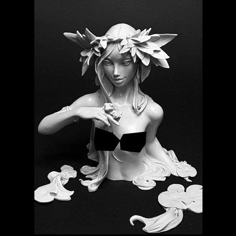 

1/10 г., старинная фантазия, женский бюст, рандомные наборы, миниатюрный gk, разборка, неокрашенный