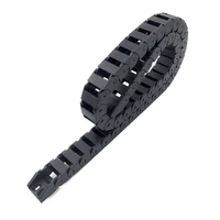 jflo 15x20mm 1meter plastic drag chain cable wire carrier for cnc router machine tools transmission bridge non open freeshipping