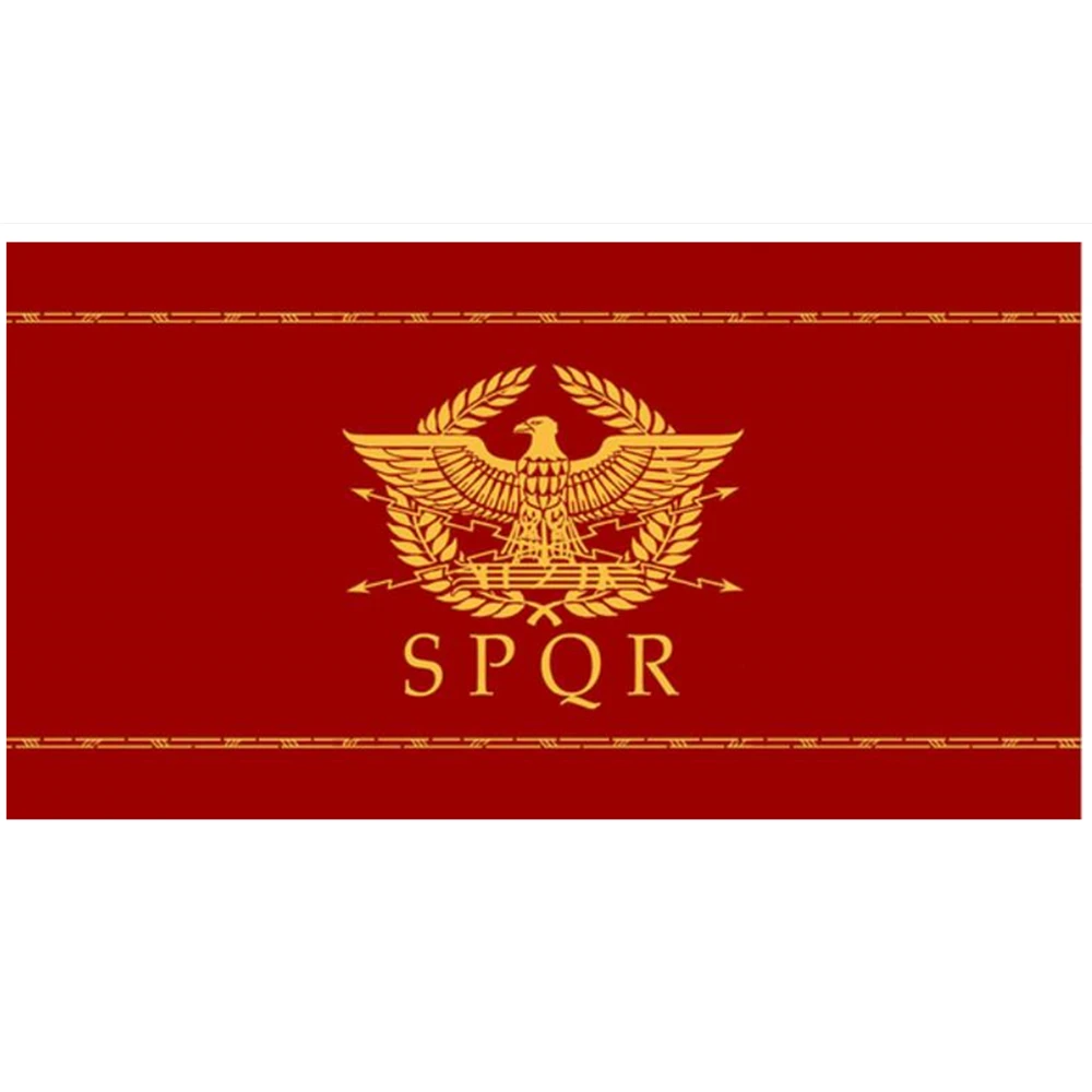

2x3ft/3x5ft/4x6ft Roman Empire Senate People Of Rome Eagle SPQR Flag F4