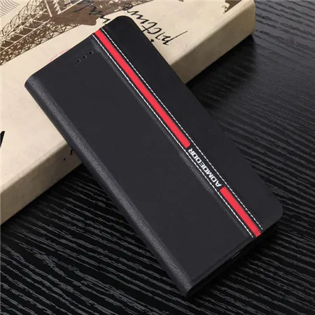 Кожаный флип-чехол для Xiaomi Redmi Note 5 6 7S 7 8 Pro Xiaomi Redmi 5 Plus 6A 6 K20 Pro 7 7A стильные чехлы-книжки с подставкой для карт - Цвет: black 1009