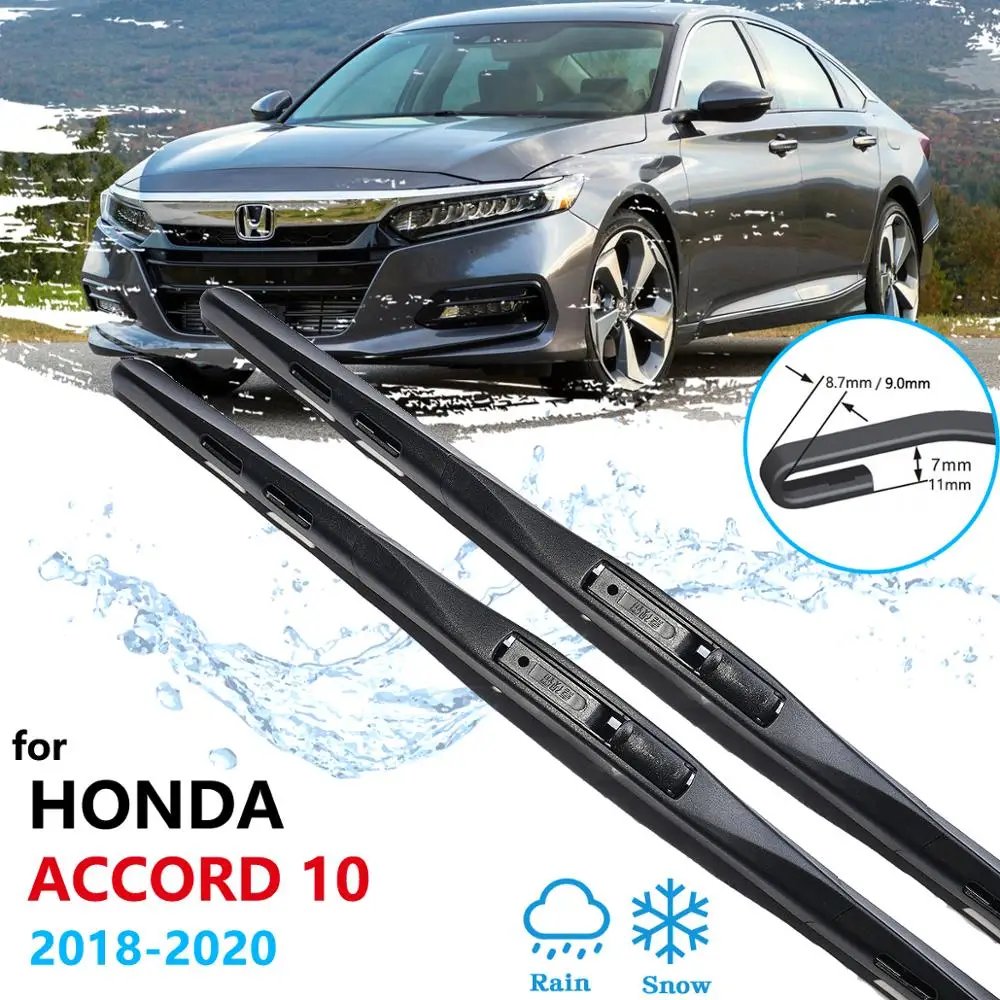 Щетки стеклоочистителя для Honda Accord 10X2018 2019 2020 MK10 10 го поколения стеклоочистители
