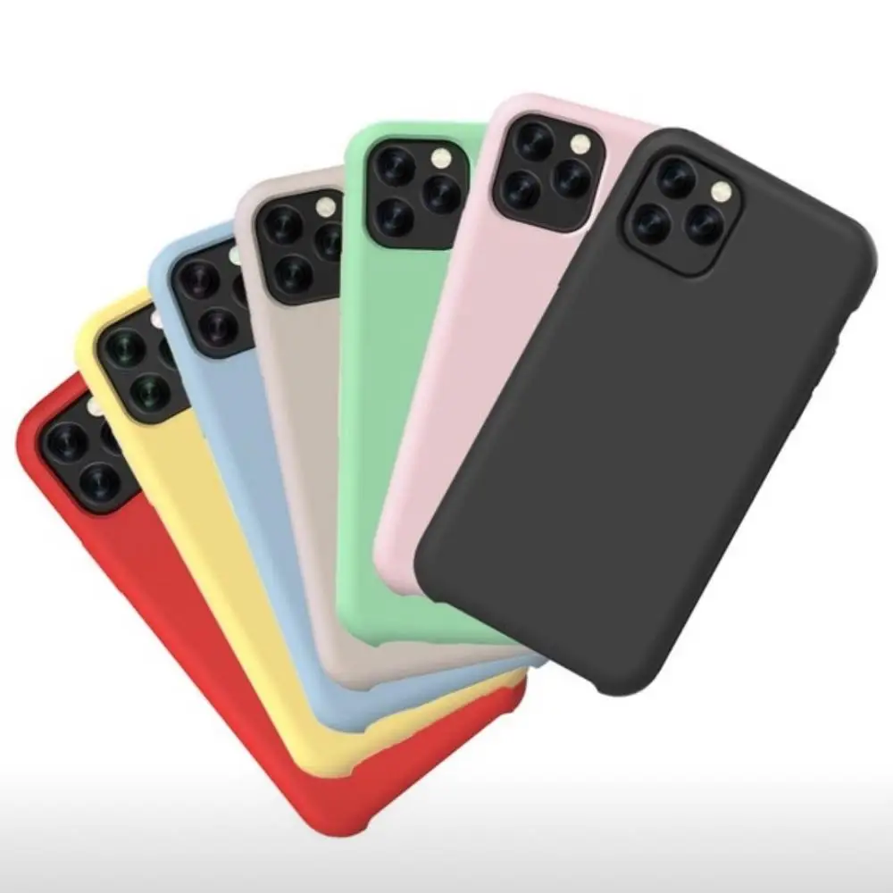 Цветной оригинальный официальный жидкий силиконовый чехол для iPhone 11Pro Max XR XSMAX 8 7 6s