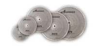 arborea low volume cymbal high quality silver mute cymbal 5 pieces of 14 hihat 16 crash 18 crash 20 ride