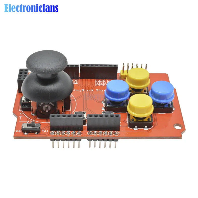 Щит джойстика плата I2C PS2 для Arduino Плата расширения игровая разработка 3 V/5 V