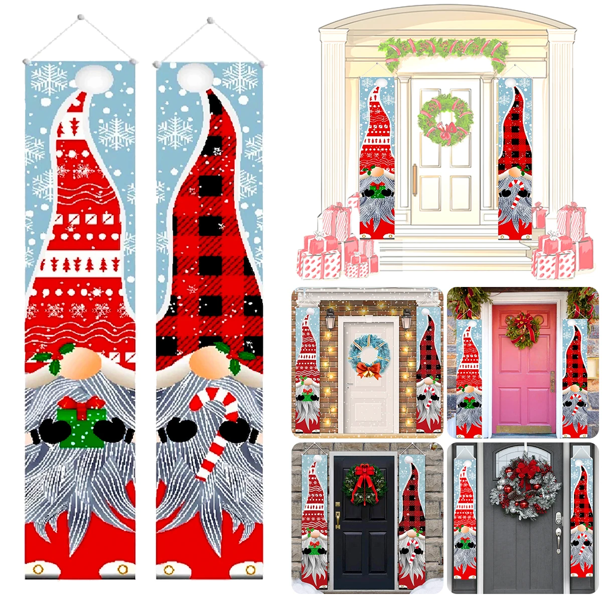 

Гигантский знак крыльца, баннер, Счастливого Рождества, искусственное украшение, украшения для дома, улицы, Нового года, Рождества, двора