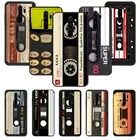 Чехол-накладка для Xiaomi Redmi Note 8, 8T, 7, 7A, 9, 9S, 8A, 4, 5 Pro, черный, в стиле ретро