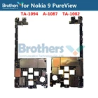 Материнская плата для Nokia 9 PureView материнская плата для Nokia 9 PureView TA-1094 A-1087 TA-1082 материнская плата гибкий кабель 8 + 128 ГБ тест Simcard