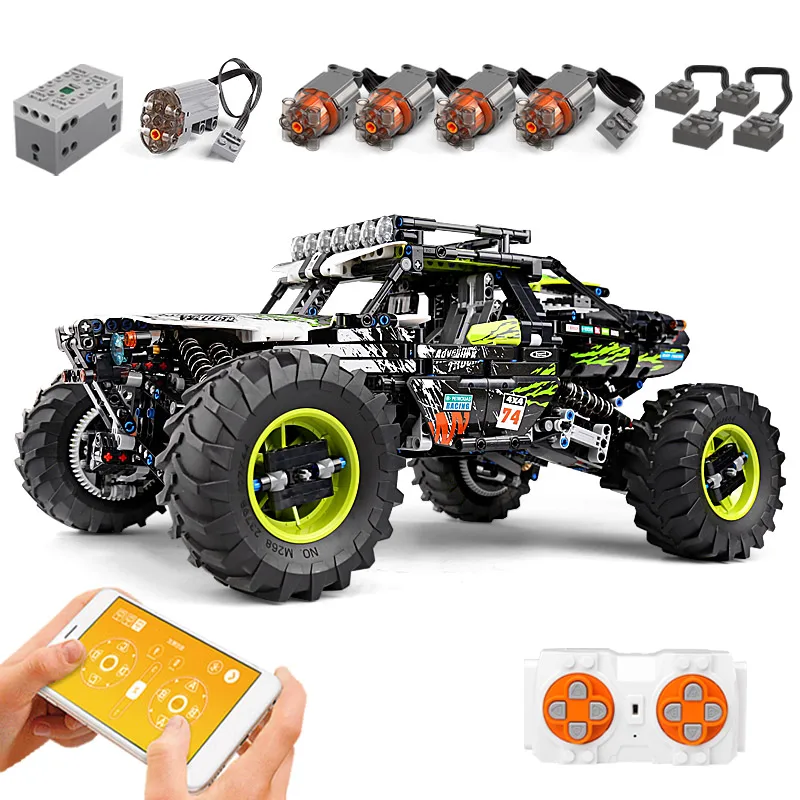 Радиоуправляемый автомобиль MOULD KING 18002 игрушки для мальчиков строительные блоки