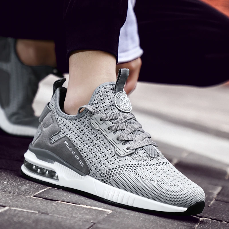 Дышащие Беговые кроссовки унисекс с воздушной подушкой армейский зеленый цвет
