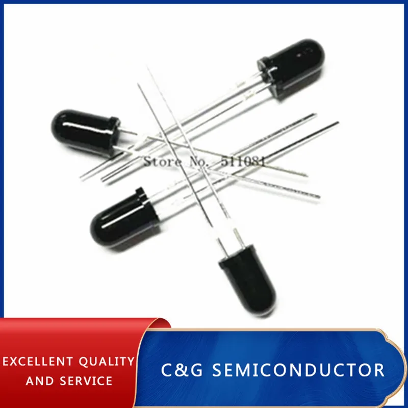 Инфракрасный приемник 100 шт. 5 мм инфракрасный транзистор 940NM | Электронные