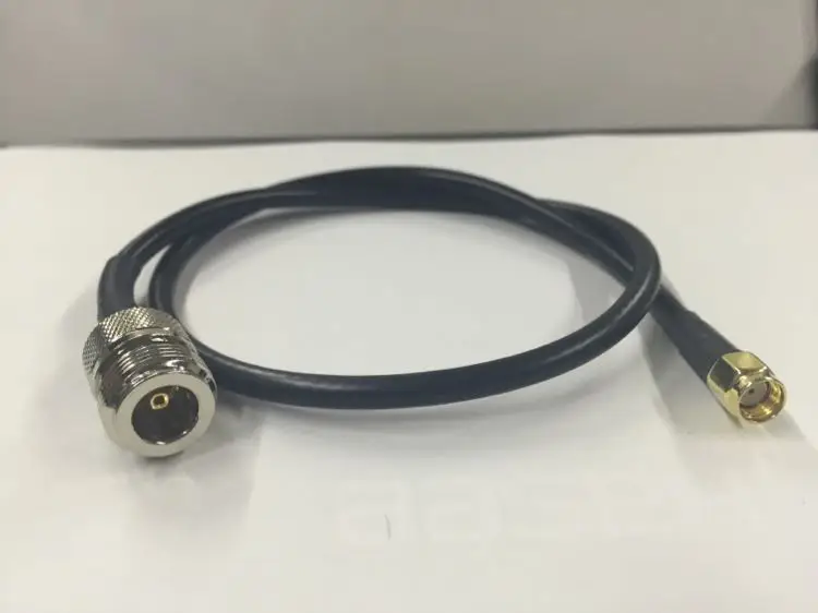 

0.2-10m 50-3D N female head (internal hole on external thread) to internal hole line on SMA internal thread
