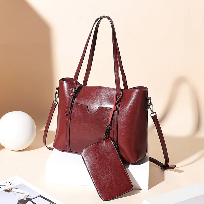 

Women's one-shoulder bag oblique cross bag hundred fashion women's bag high-end leather bag European and American style handbag