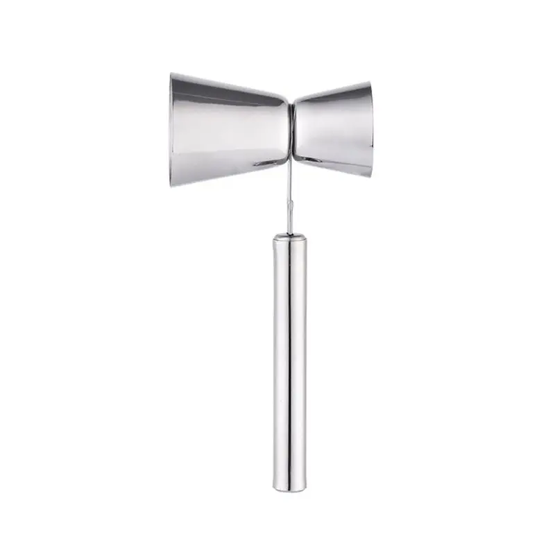 Двойной мерный стаканчик из нержавеющей стали мерная чашка с ручкой для