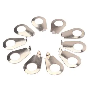 10 шт. 8,5 мм хромированные ручки для гитары Размер курмы указатель пластины шайба ручка индикатор положения