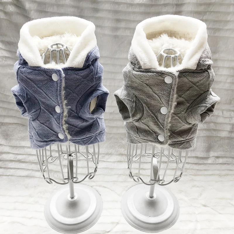 Теплая одежда для собак зимнее пальто собаки куртка Кошка Щенок Чихуахуа