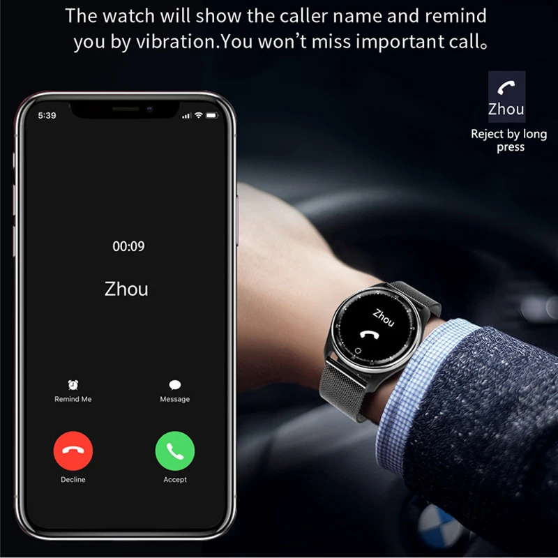 Новое поступление 2020 спортивные мужские Смарт-часы с ЭКГ Bluetooth монитор сна