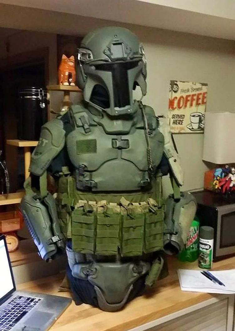 Звездные войны: охотник за головами Helmet The 3rd Generation Galac-Tac American Tactical Sci-Fi Armor Set | Спорт