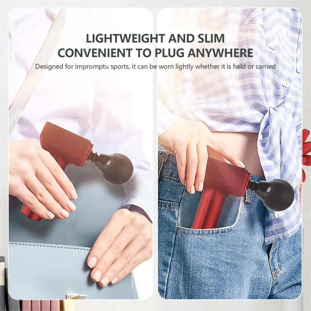 

Mini Electric Muscle Massage Gun Pocket Neck Muscle Massager Pain Therapy For Body Massage Relaxation Pain Relief