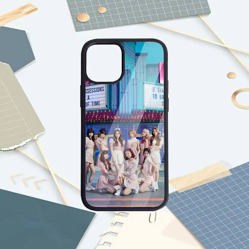 

NiziU kpop girl group Phone Case PC For iPhone 11 12 pro XS MAX 8 7 6 6S Plus X 5S SE 2020 XR luxury design coque cover