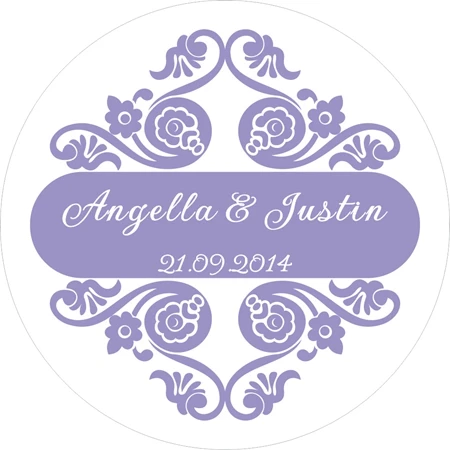 Круглые свадебные украшения для вечеринки этикетка упаковки невесты