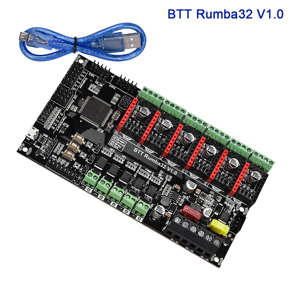 Плата управления BIGTREETECH BTT Rumba32 V1.0 32 бит для TMC2208 TMC2209 UART Motor Driver детали 3D принтера | Детали и аксессуары для 3D-принтеров -1005001802903210