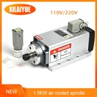 Двигатель шпинделя ER11, 220 В110 В, гравировочный станок с ЧПУ для древесины кВт, с воздушным охлаждением
