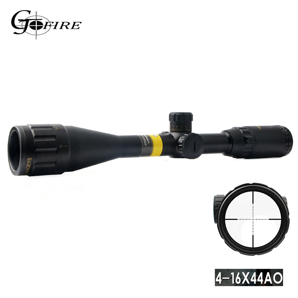 

4-16x44 AOE Hunting Scope Tactical Optical Sight Riflescope Red and Green Illuminated Rifle Spotting Sights For Airsoft Guns