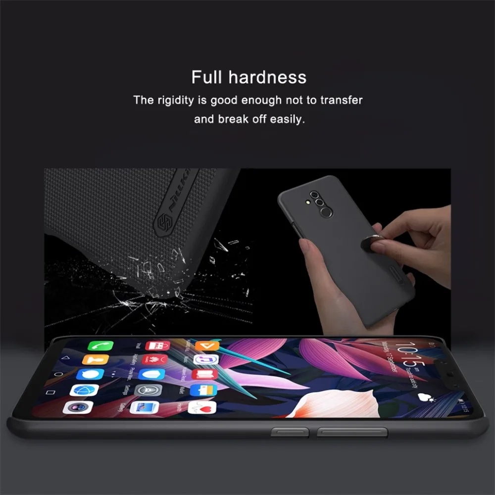 Для Huawei Mate 20 20X Pro lite чехол Nillkin Высокое качество Super Frosted Shield жесткий для телефона PC
