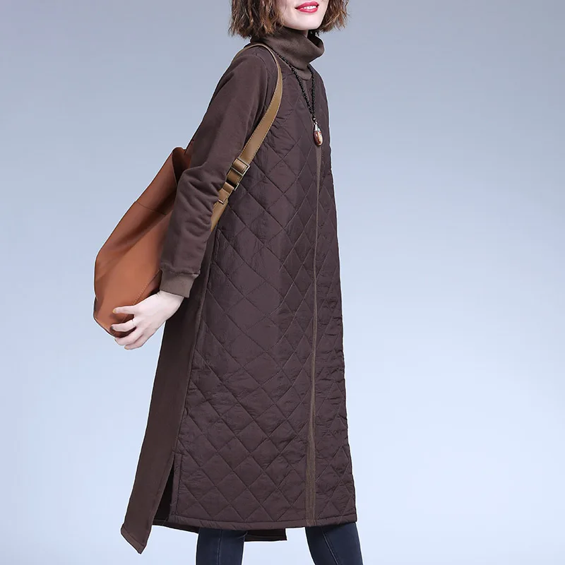 Длинный рукав хлопок плюс размер винтажное женское повседневное свободное