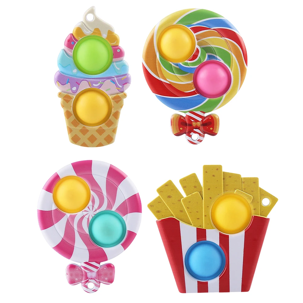 

Радужная пузырьковая игрушка, игрушки для пальцев, набор для снятия стресса, сжимание, ремесла для взрослых и детей, игрушки для снятия стре...