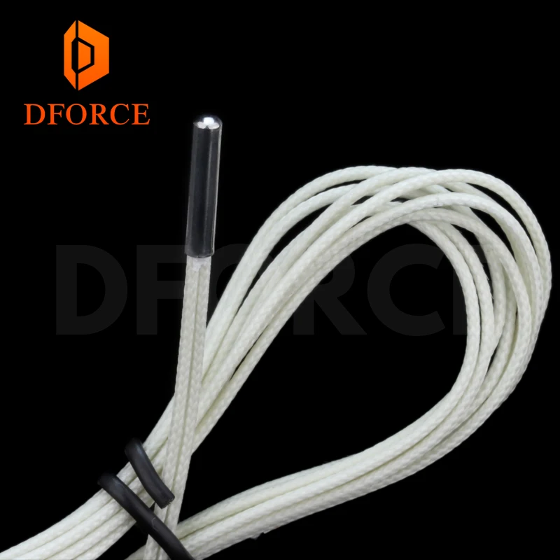 

DFORCE 3d printer parts PT100 Temperature Sensor for high temperature for E3D V6 HOTEND 2017 PT100 sensor free shipping