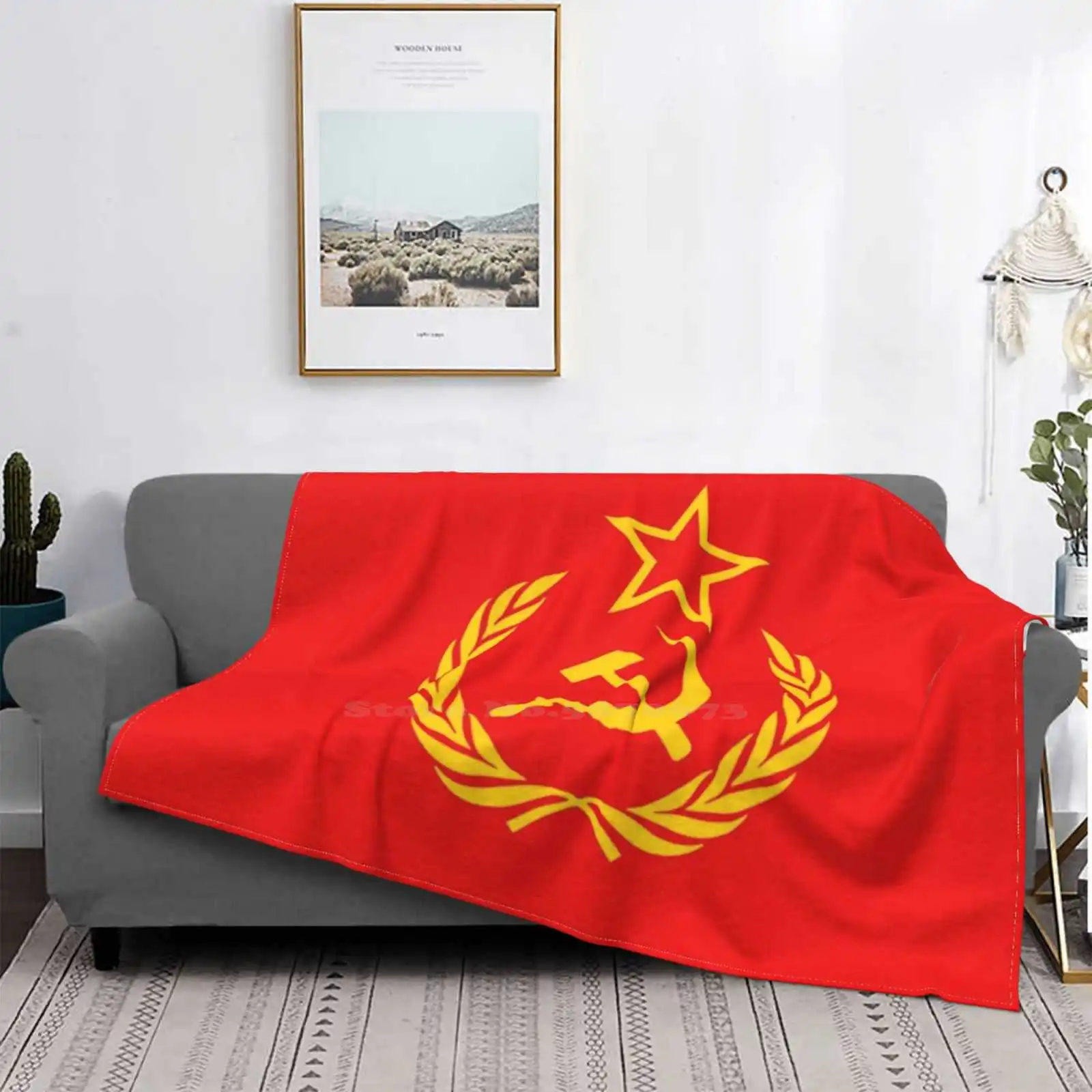 Флаг СССР Союза Советских Социалистических Республик Креативный дизайн