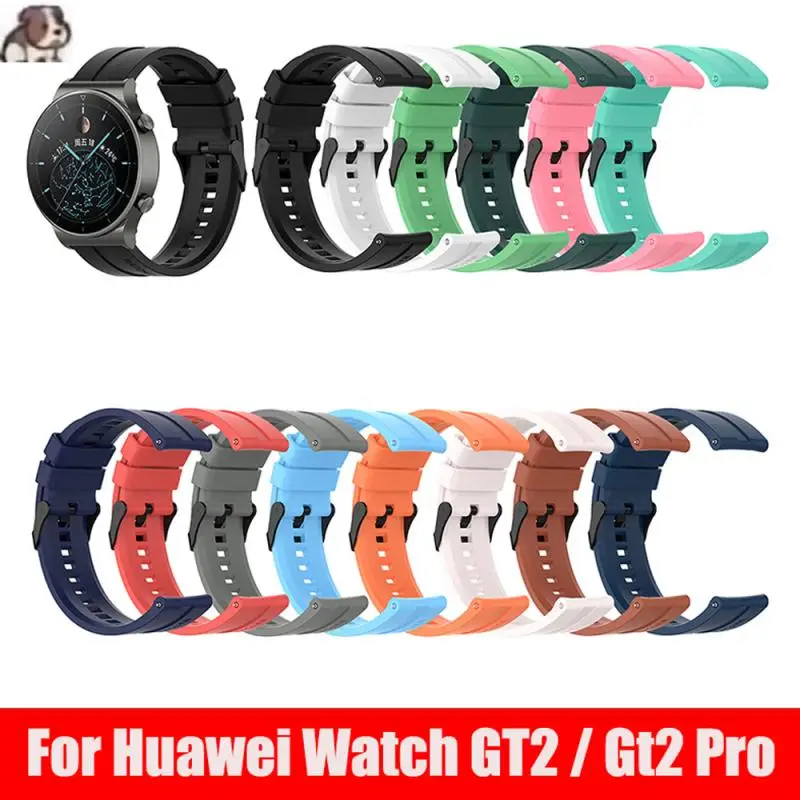 Сменный силиконовый ремешок для смарт-часов Huawei Watch GT2 / Gt 2 Pro спортивный браслет