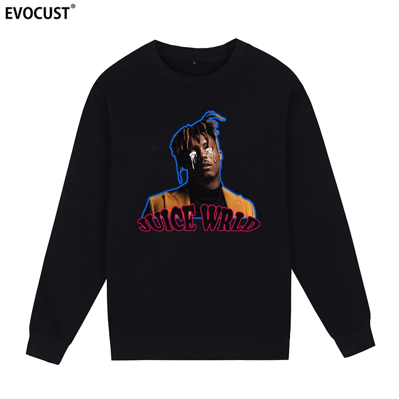 

Juice Wrld Pop Hip Hop Handsome Singer Sweatshirts Hoodies men women Skate unisex Combed Cotton