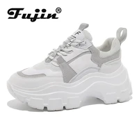 vip link for dropshipping fujin chunky sneakers women spring thick bottom daddy shoes round toe breathing leisure women shoes