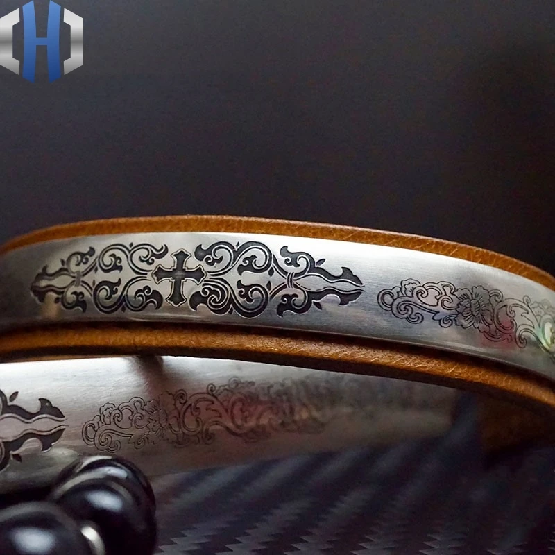 Оригинальный дизайн браслет из стерлингового серебра 925 пробы винтажный