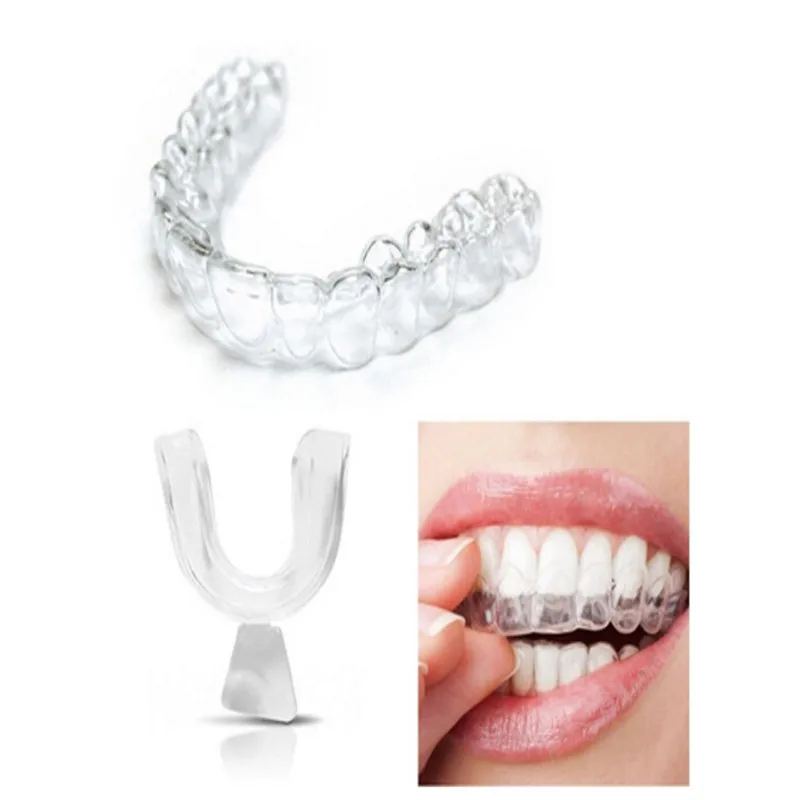 1 PC Teeth Whitening Gel + 2pcs Dental Mouthguard Trays Mouth Guard White Kit Care Oral Hygiene Set | Красота и здоровье