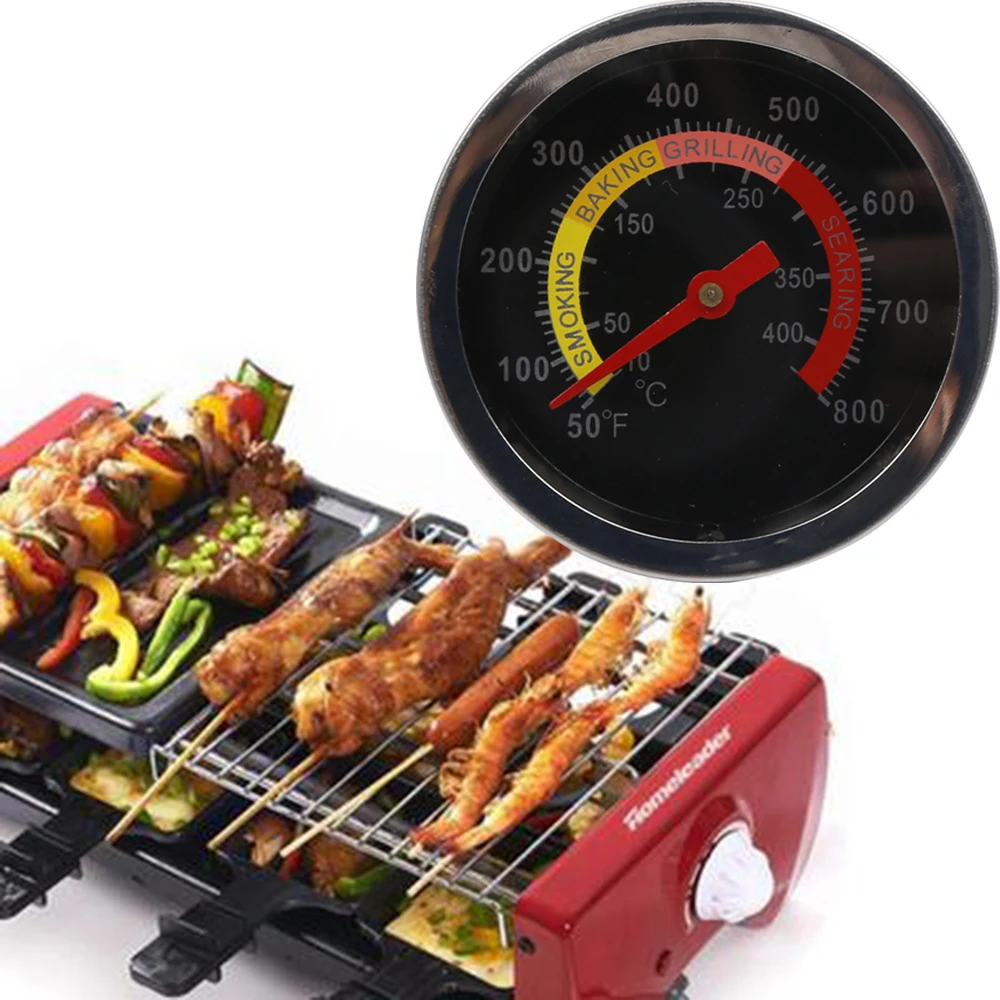Нержавеющая сталь барбекю гриль газа термометр бытовой для духовки циферблат