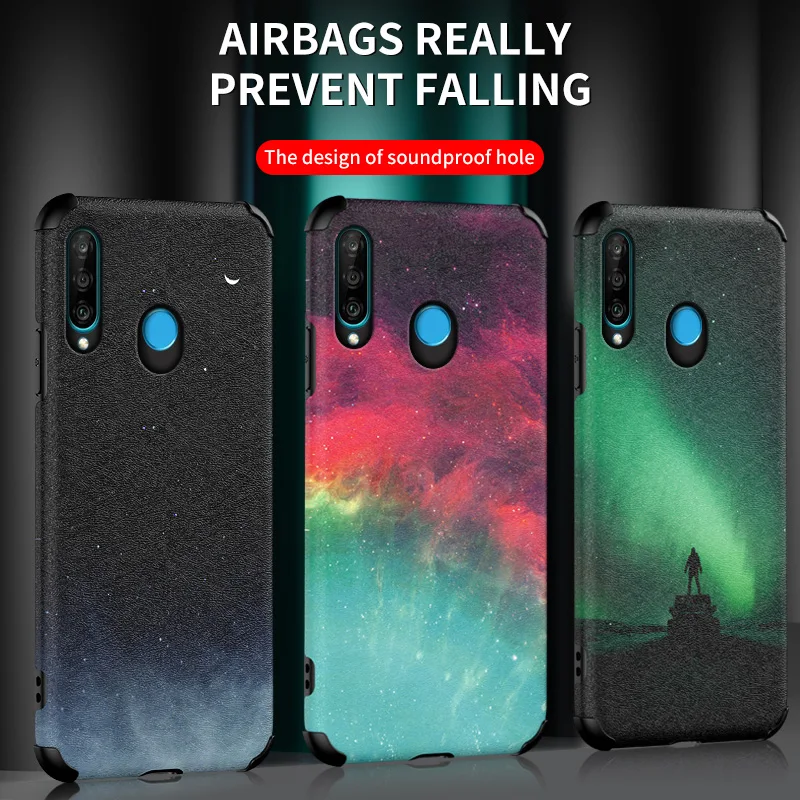 Противоударный чехол для Honor 10i Стильный прочный ТПУ телефона huawei 10 i полная