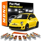 MDNG 7 шт. Canbus автомобильные аксессуары светодиодный светильник для Fiat 500 2012 2013 2014 2015 2016 2017 купольная лампа багажника номерного знака