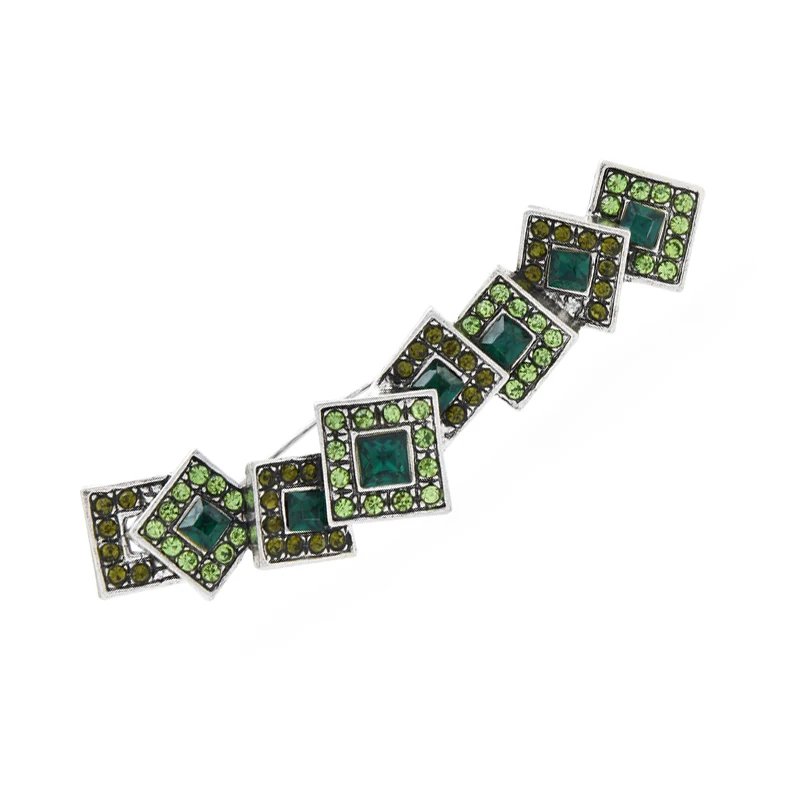 Женская Брошь в стиле панк Wuli &amp baby брошь виде большой буквы стразы 2 цвета