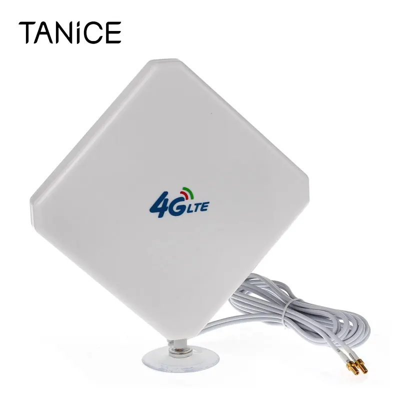 TANiCE 35dBi 4G/3G LTE TS9 широкополосная антенна усилитель сигнала для HUAWEI E398 E5375 E5786 ZTE MF821D