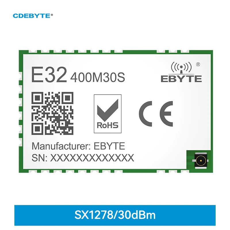 Модуль спектра широкого спектра SX1278 SPI LoRa, Ebyte E32-400M30S 30 дБм 433 МГц 470 МГц, широкий диапазон частот, беспроводной трансивер 10km IoT