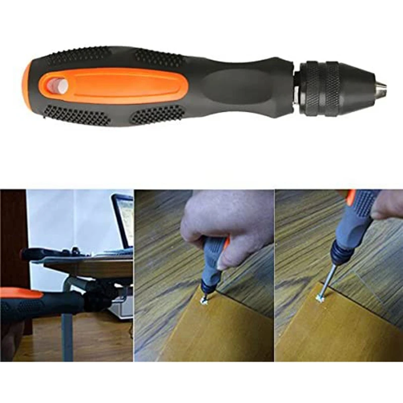 

0.5-8mm Mini Hand Drill with Keyless Chuck Pin Vise Model Hand Drill