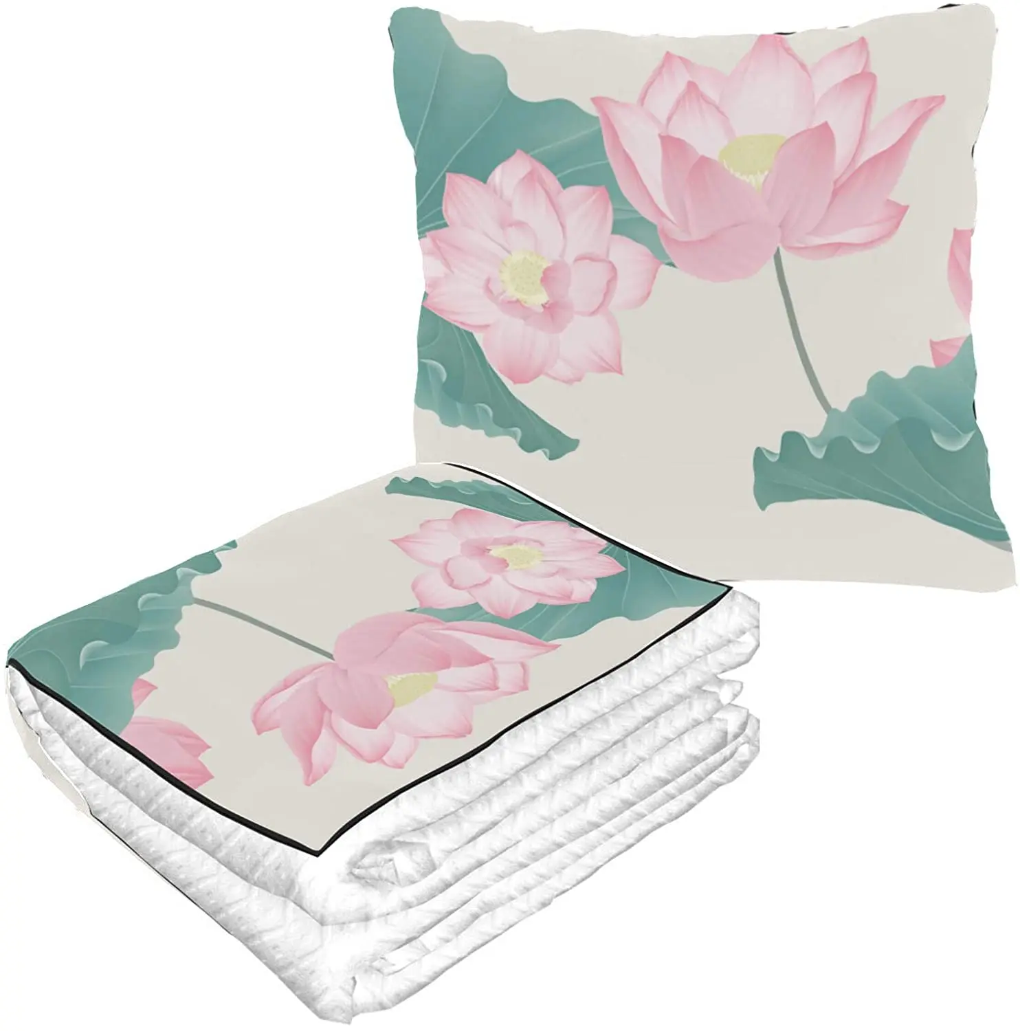 

Travel Comfortable And Quiet Fitness Sports Yoga Blanket Travel Warmth And Soft Two-in-one Combination Pillow Blanket