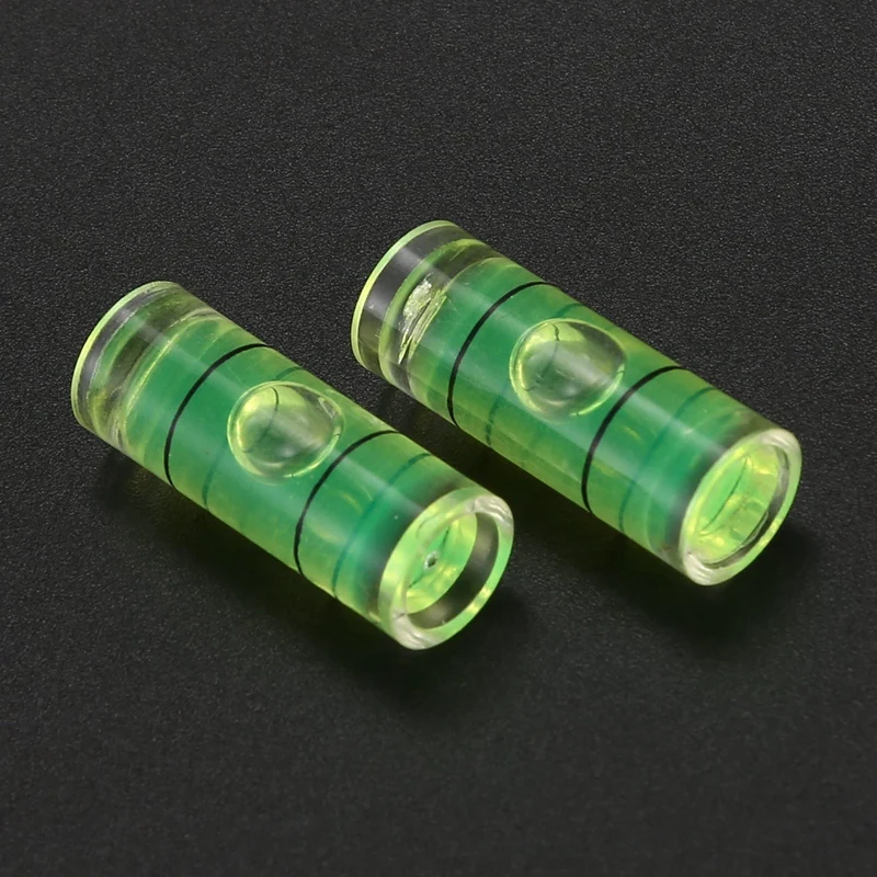 4 шт. 9 5 мм (D)X25mm акриловая трубка с прозрачным сферическим уровенем флакон 3/8