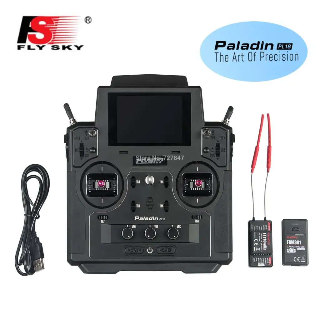 Flysky FS PL18 Paladin 2 4 г 18CH радио передатчик с FTr10 приемник HVGA 3 5 дюймов TFT сенсорный экран