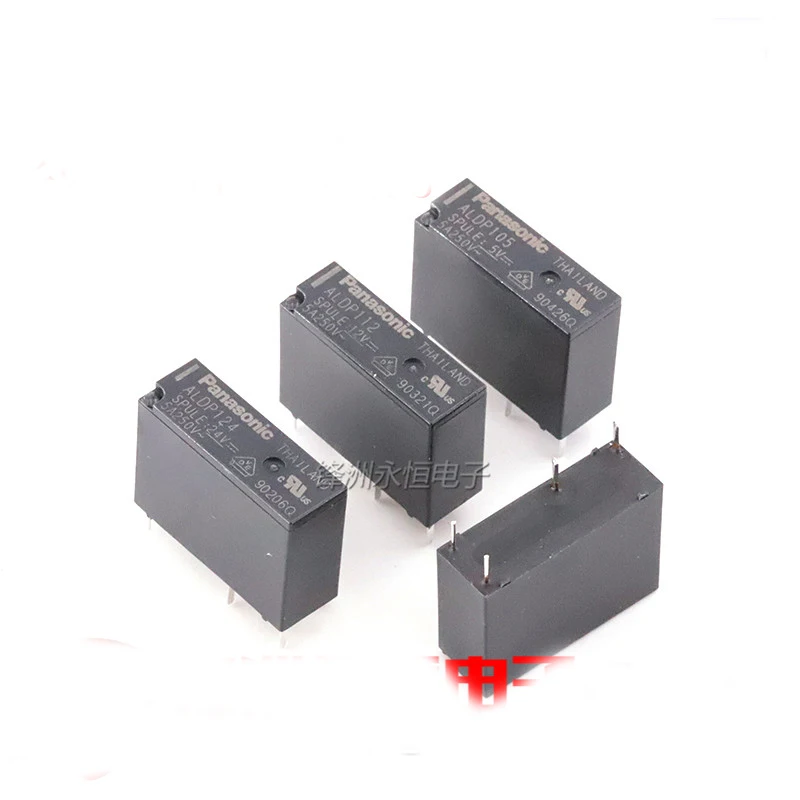 

10 шт./лот ALDP105/ALDP112/ALDP124 5V/12V/24V 5A 4Pin реле